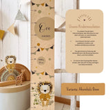 Messlatte Löwe dusty green Löwe Holz