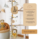 Messlatte Löwe dusty green Löwe Acryl