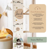 Messlatte Waschbär Waschbär Weiß