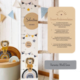 Messlatte Löwe blue Löwe Weiß