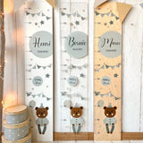 MESSLATTE " TEDDY " hellblau 70-160CM