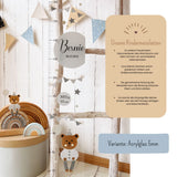 MESSLATTE " TEDDY " hellblau 70-160CM