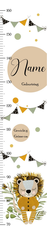 MESSLATTE " LÖWE " 70-160CM