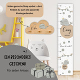 MESSLATTE " WAL " hellblau 70-160CM dusty green