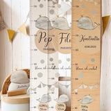 MESSLATTE " WAL " hellblau 70-160CM dusty green