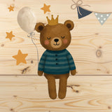 Spielzeugkiste Teddy Blau