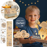 Nachtlichtlampe aus Acrylglas Elefant