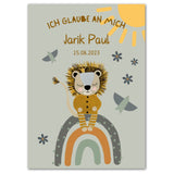 personalisiertes Kinderzimmer Poster A4 für Kinder