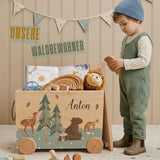 Spielzeugkiste Waldtiere