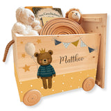 Spielzeugkiste Teddy Blau