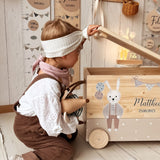 Spielzeugkiste Herr Hase