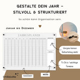 Jahresplaner Notizen 70x50