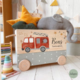 Spielzeugkiste Feuerwehr