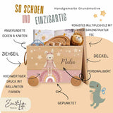 Spielzeugkiste Hase Regenbogen