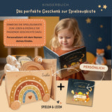 Spielzeugkiste bunter Regenbogen