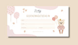 Geschenkgutschein Teddy Rosa