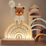 Nachtlichtlampe aus Acrylglas Teddy Vintage