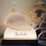 Kinderzimmerlampe Wal Blau