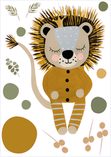 Wandsticker " Löwe " klein