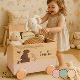 Spielzeugkiste Bär & Hase