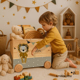 Spielzeugkiste Löwe