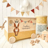 Spielzeugkiste "Reh", dusty yellow