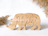 Holzpuzzle "Nashorn"