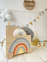 Spielzeugkiste "Regenbogen" Bunt