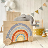 Spielzeugkiste "Regenbogen" Bunt