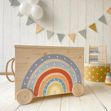 Spielzeugkiste "Regenbogen" Bunt