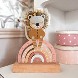 Nachtlichtlampen aus Acrylglas Löwe Rosa