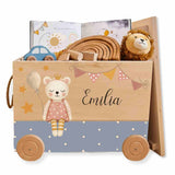 Spielzeugkiste Teddy Rosa