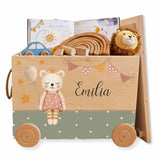 Spielzeugkiste Teddy Rosa
