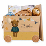 Spielzeugkiste Teddy Blau