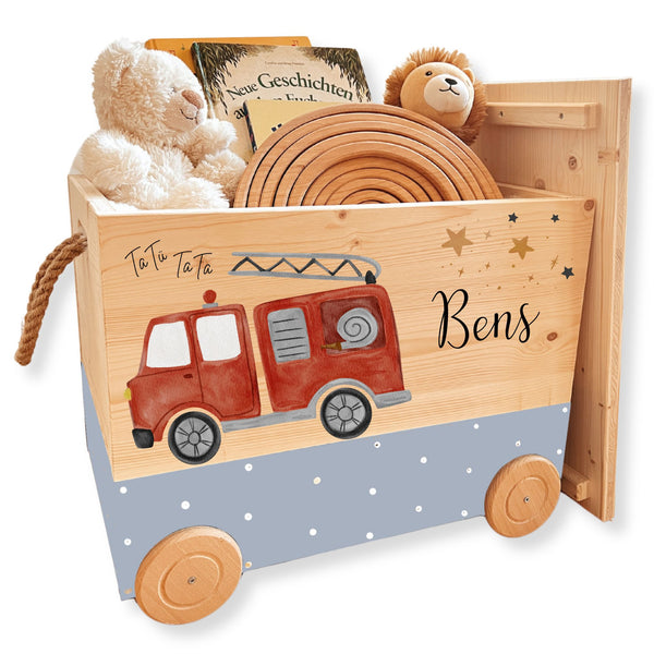 Spielzeugkiste  Feuerwehr