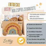 Spielzeugkiste bunter Regenbogen