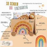 Spielzeugkiste bunter Regenbogen