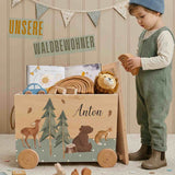 Spielzeugkiste Waldtiere