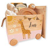 Spielzeugkiste Giraffe versch. Farben