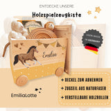 Spielzeugkiste Pferd