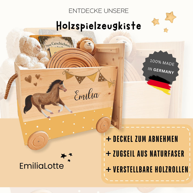 Spielzeugkiste Pferd