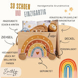Spielzeugkiste bunter Regenbogen
