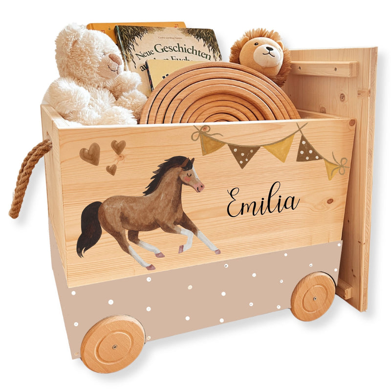 Spielzeugkiste Pferd
