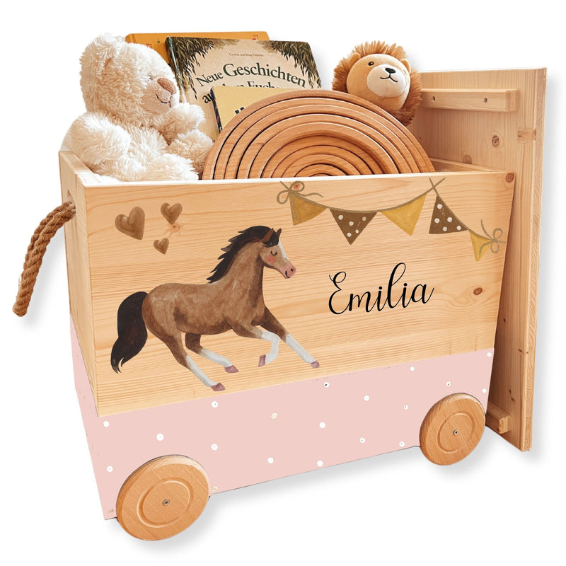 Spielzeugkiste Pferd