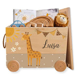 Spielzeugkiste Giraffe versch. Farben