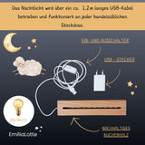 Nachtlichtlampe aus Acrylglas Elefant