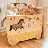 Spielzeugkiste Pferd