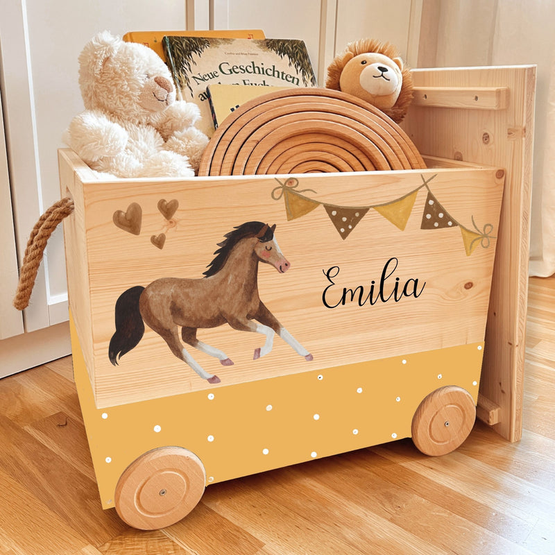 Spielzeugkiste Pferd