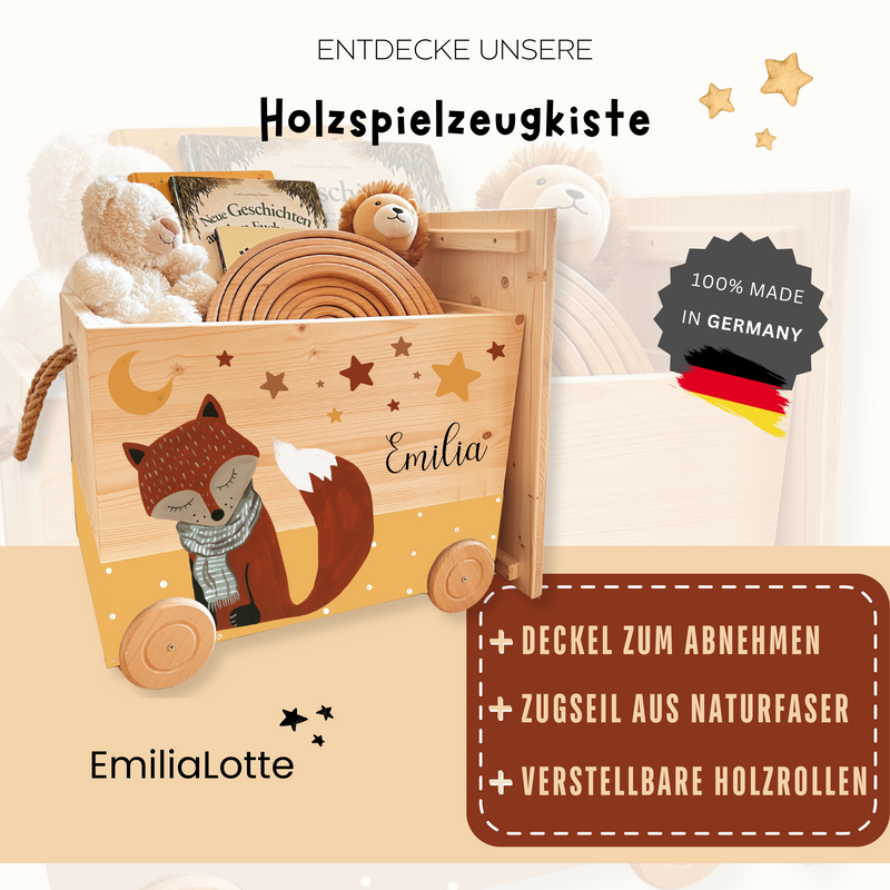 Spielzeugkiste Fuchs