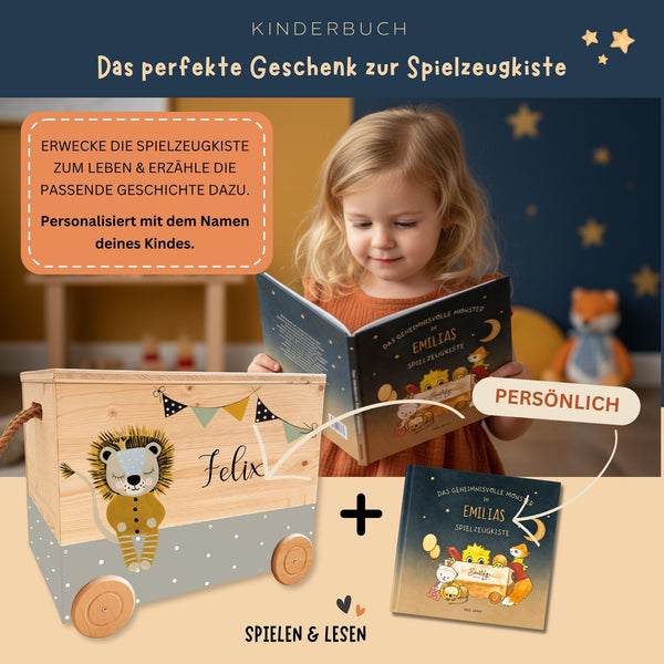 Spielzeugkiste Löwe